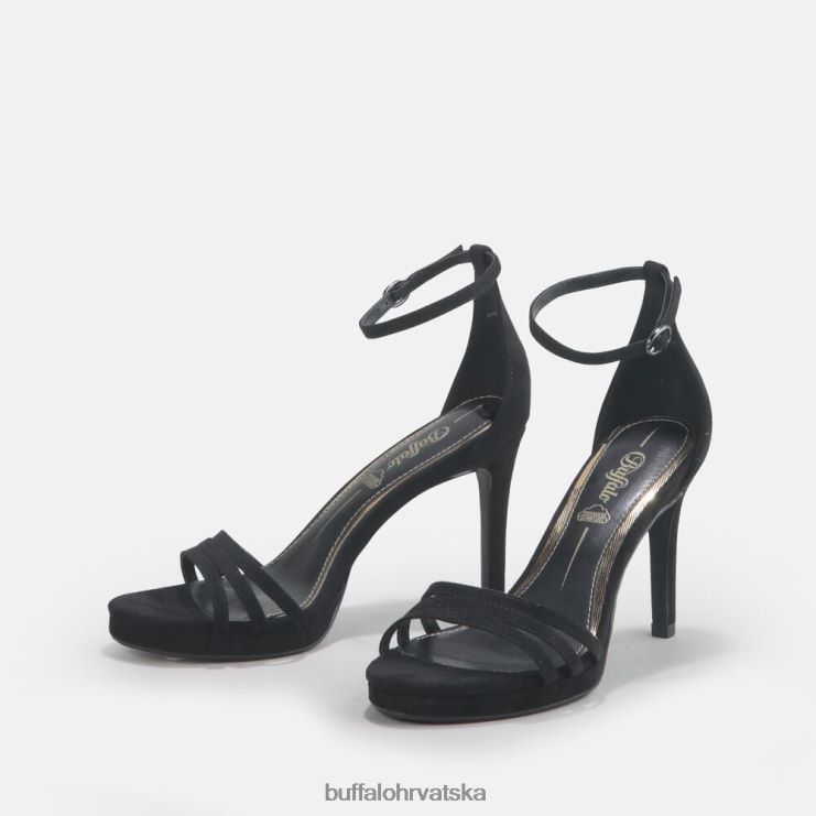 crno Buffalo melissa 2 veganska sandala s petom |sandale TDD6T216